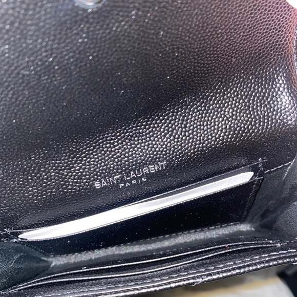 NWT Saint Laurent Monogramme Card Case V Flap - Picture 7 of 16